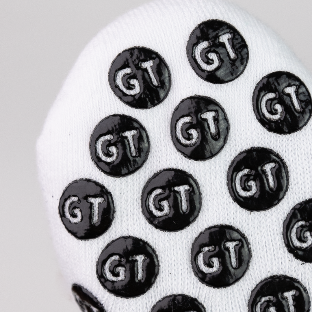 GripTec Premium Adult Grip Socks - White